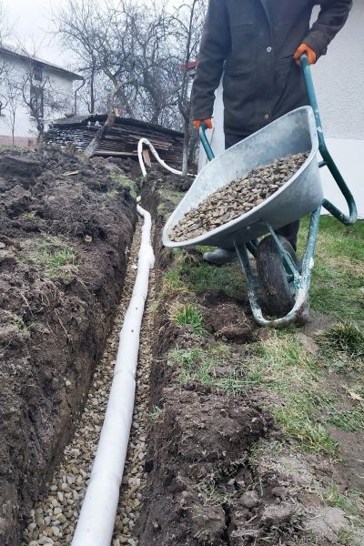 Drain Trenching in Pataskala