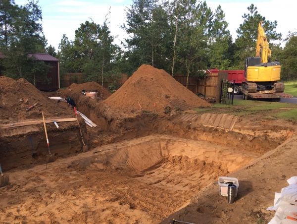 Pool Site Excavation in Pataskala