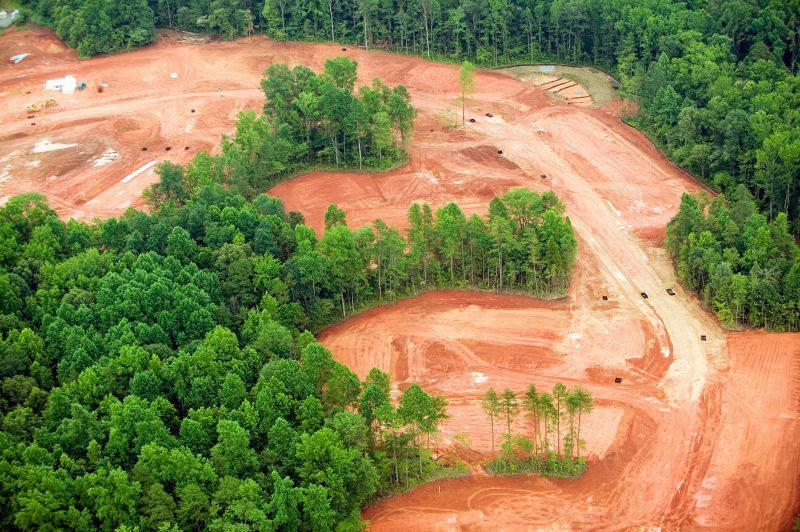 Land Excavation detail